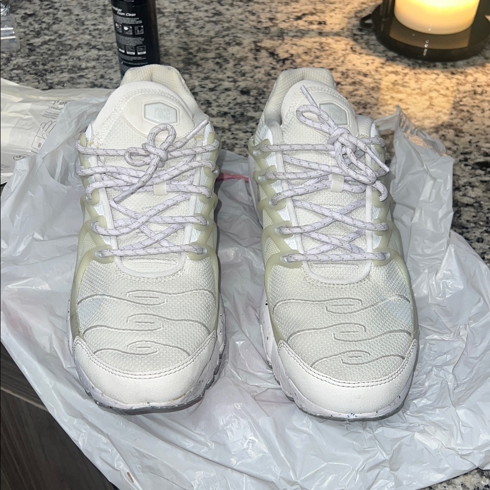 Nike Air Max Plus Terrascape White Sneakers - Picture 2 of 5
